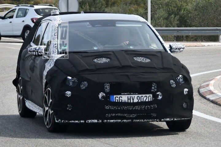 Hyundai i20 N spyshots