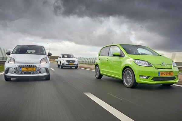 EV elektrische auto goedkoop MG Smart Citigo Skoda