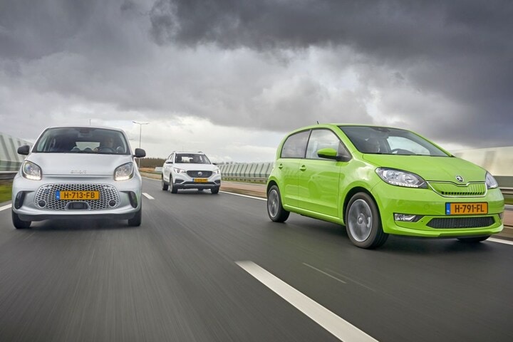 EV elektrische auto goedkoop MG Smart Citigo Skoda