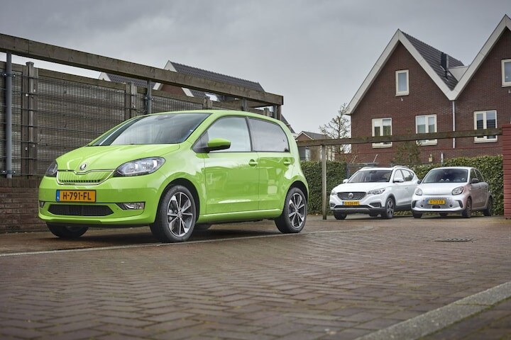 EV-multitest Skoda Citigo-e iV - Smart Fortwo EQ -