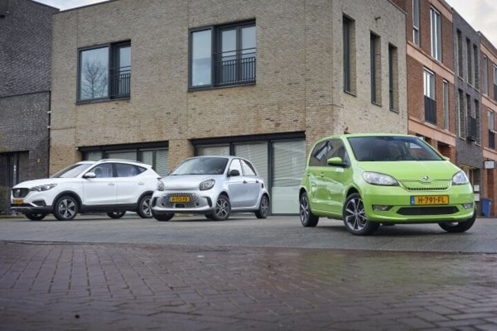 EV-multitest Skoda Citigo-e iV - Smart Fortwo EQ -