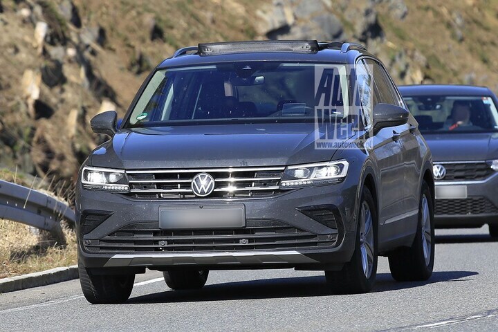 Volkswagen Tiguan spyshots