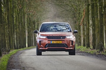 Land Rover Discovery bos oranje