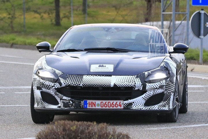 Ferrari Portofino spyshots