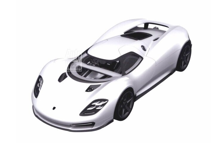 Porsche hypercar patentplaten