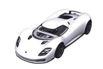 Porsche hypercar patentplaten