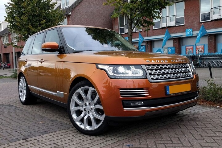 Oranje auto's koningsdag