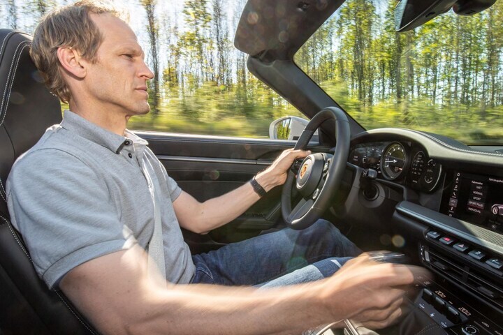 Porsche 911 zevenbak handgeschakeld 
