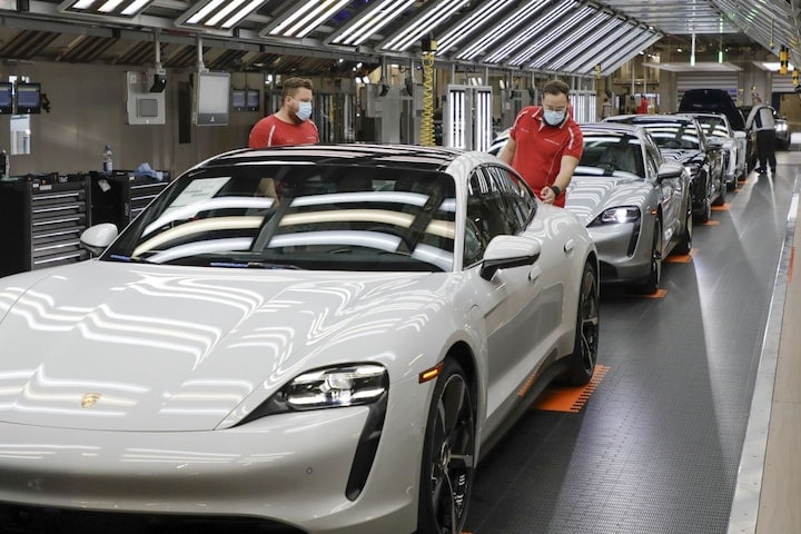 Porsche productie Taycan Zuffenhausen
