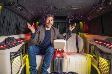 Mercedes-Benz V-klasse luxe hip voetballers