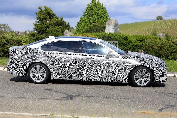 Jaguar XF L spyshots
