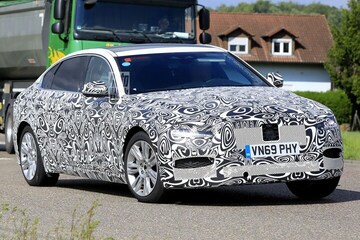 Jaguar XF L spyshots
