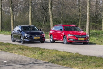 Peugeot 508 Skoda Superb station plug-in PHEV