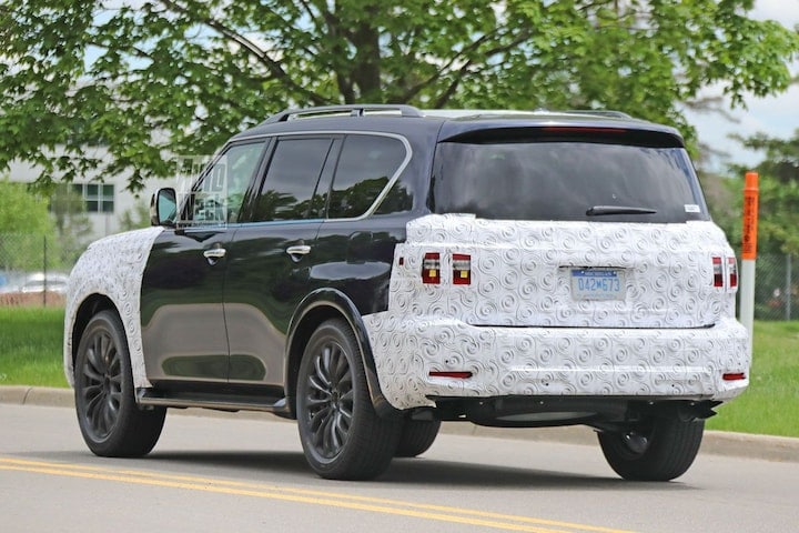 Spyshots Nissan Armada 2021