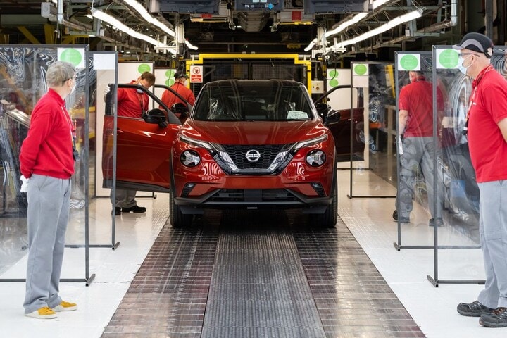 Sunderland Nissan fabriek corona Juke