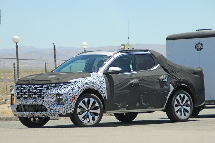 Hyundai Santa Cruz spyshots