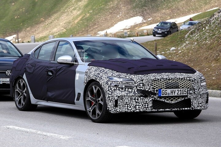 Genesis G70 facelift spyshos
