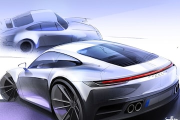 Porsche 911 schets