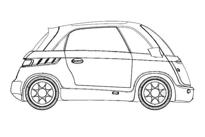 Artega Karo-Isetta patentschets otootje