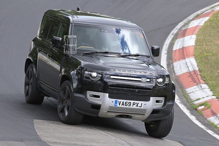 Spyshots Land Rover Defender V8