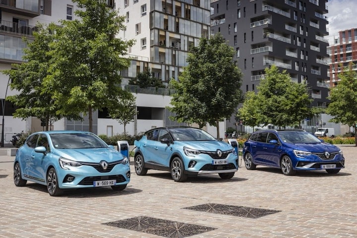 Renault E-tech plug-in stekker laadpaal