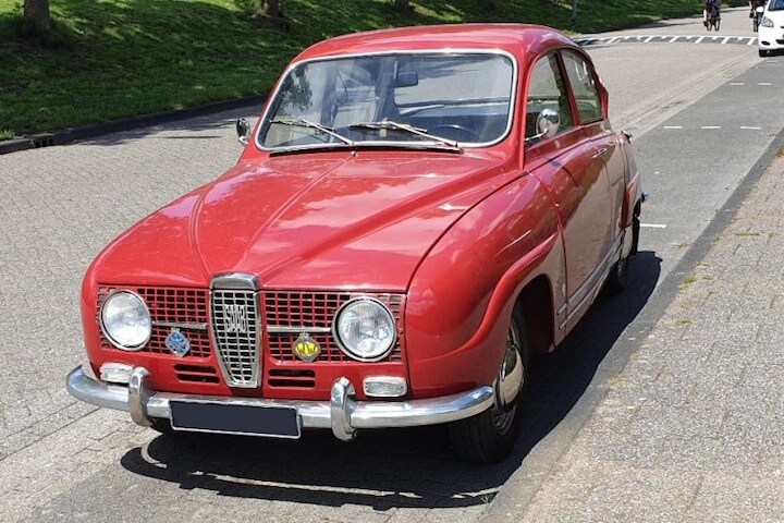 Saab 96 V4 in het wild