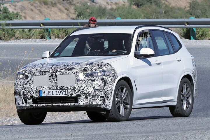 Spyshots BMW X3 facelift