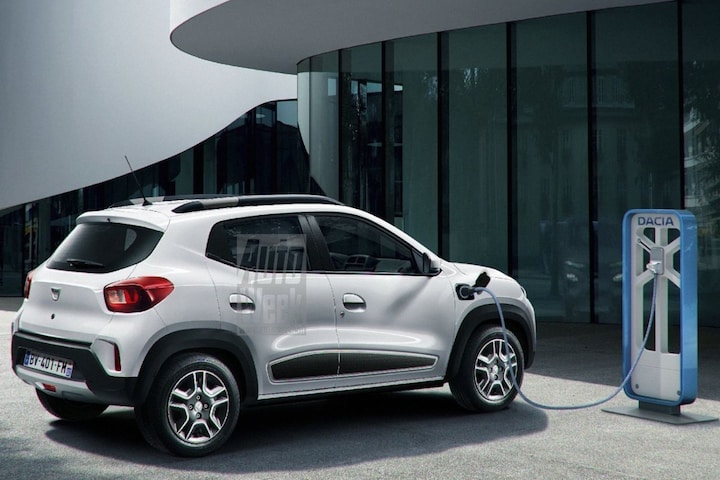 Dacia Spring toekomstbeeld schets render