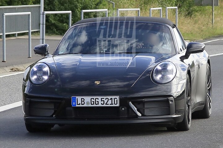 Porsche 911 GTS Targa spionage