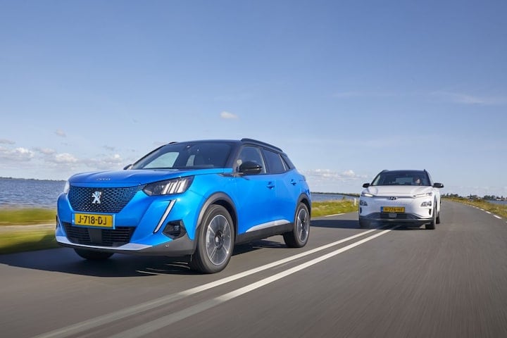 Peugeot e-2008 Hyundai Kona Electric SUV elektrisc