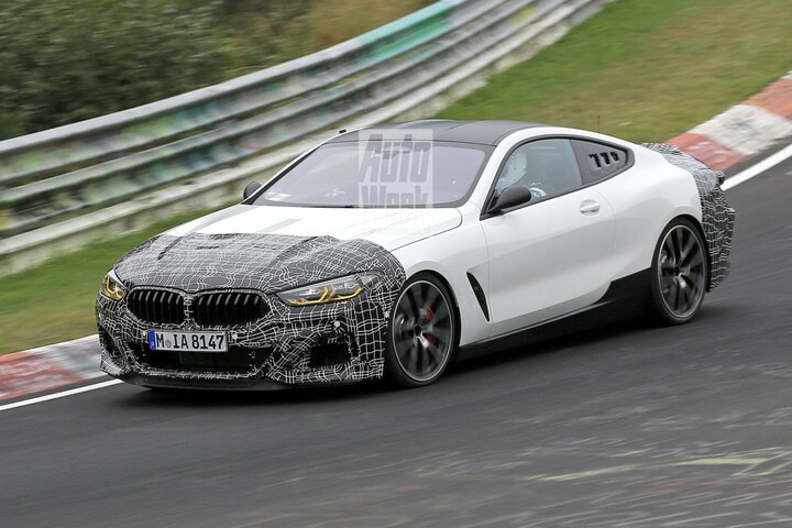 BMW 8-serie middenmotor spionage