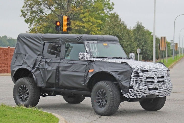 Ford Bronco Raptor spyshots