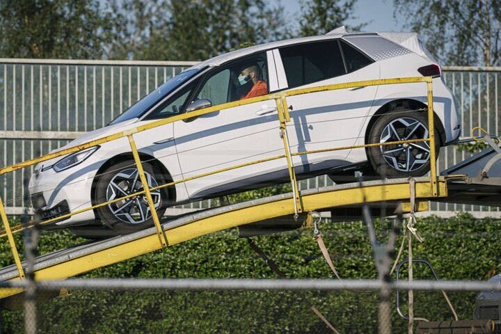Volkswagen ID3 productie fabriek levering autotrei