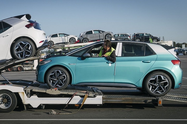 Volkswagen ID3 productie fabriek levering autotrei
