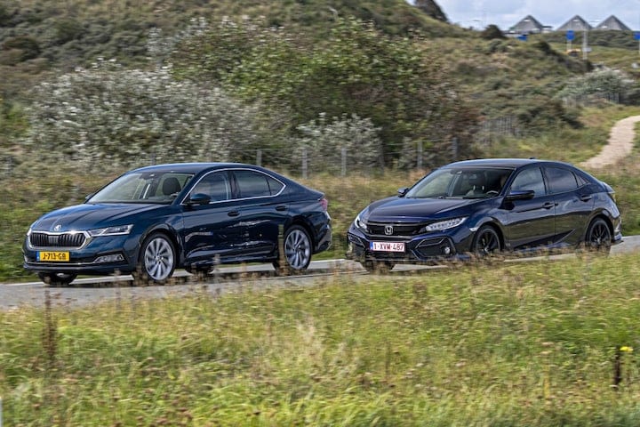 Skoda Honda Octavia Civic