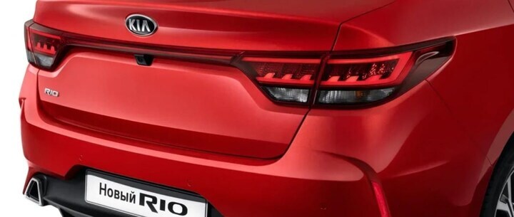 Kia Rio Sedan facelift (Rusland, China)