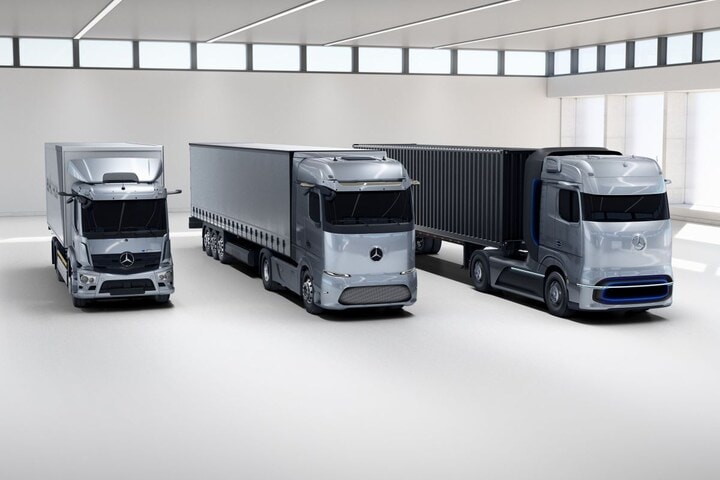 Mercedes-Benz Daimler GenH2 Truck en eActros