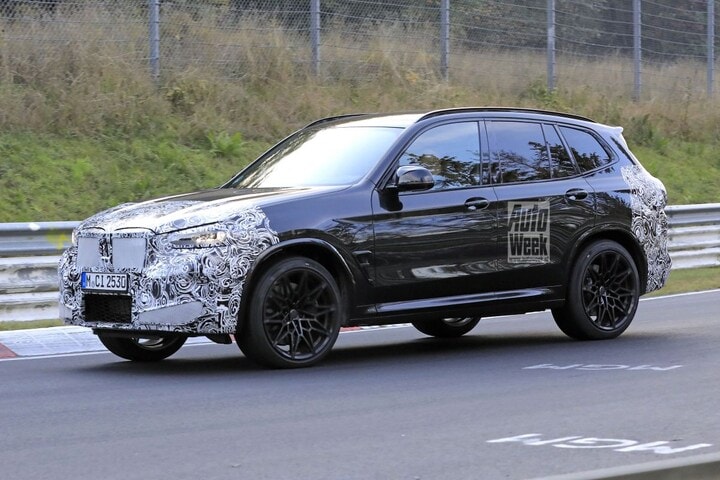 BMW X3 M Spyshots