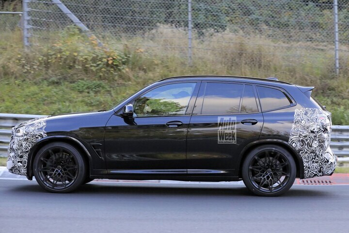 BMW X3 M Spyshots