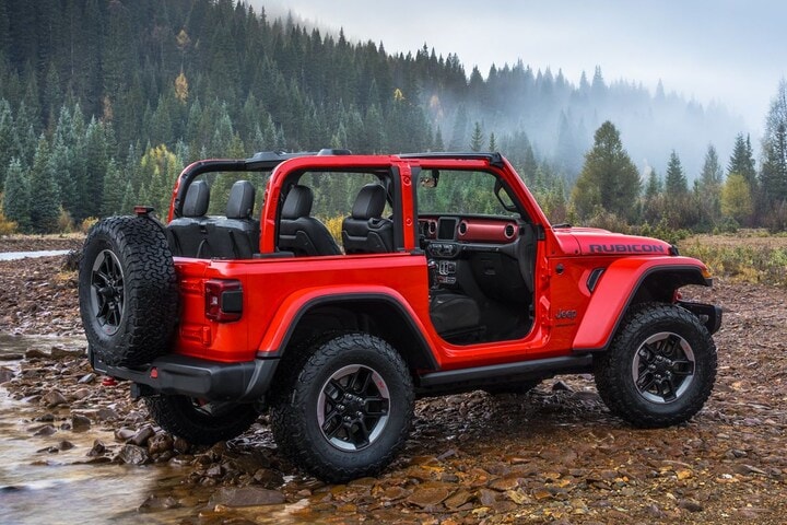 Jeep Wrangler en Gladiator zijspiegels Mopar