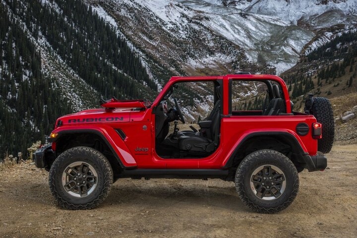 Jeep Wrangler en Gladiator zijspiegels Mopar