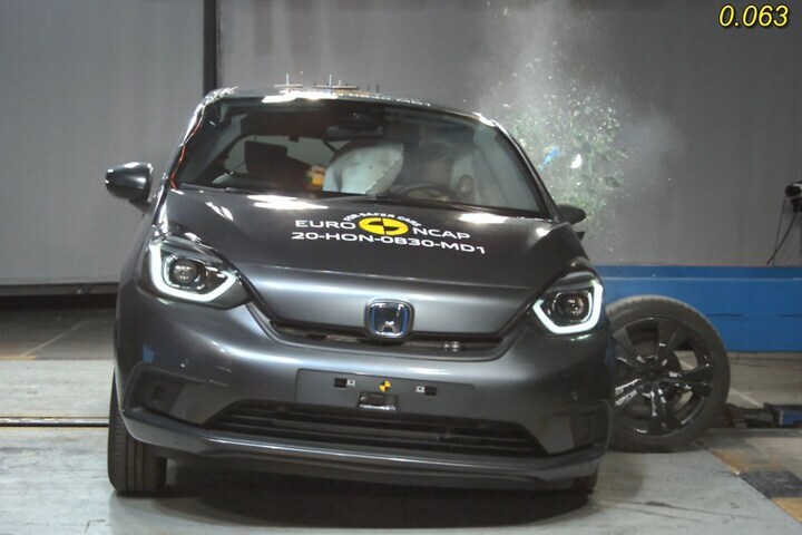Euro NCAP Mazda MX-30 en Honda Jazz