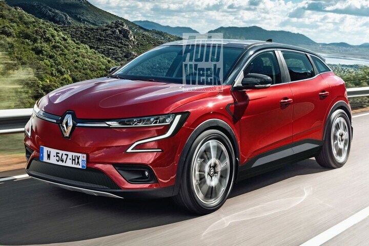 Renault Mégane eVision illustratie
