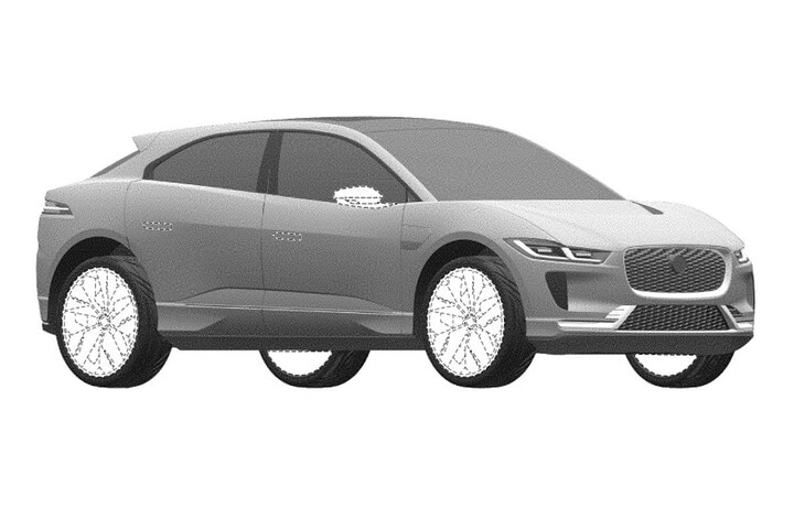 Jaguar i-Pace patentschetsen