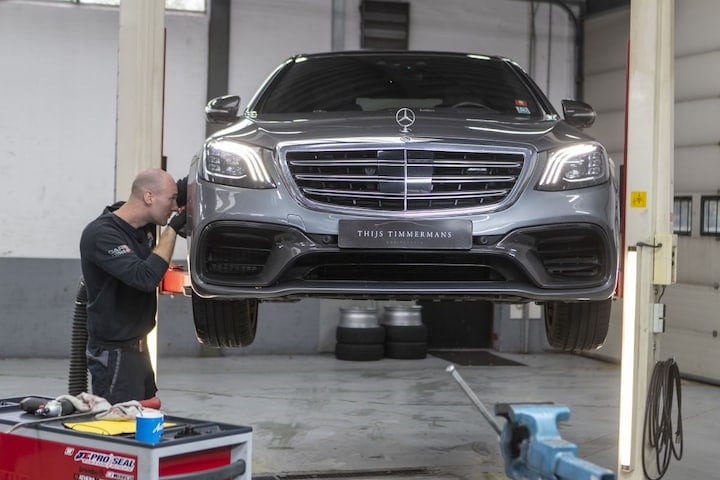 Klokje rond Mercedes-Benz S 63 AMG