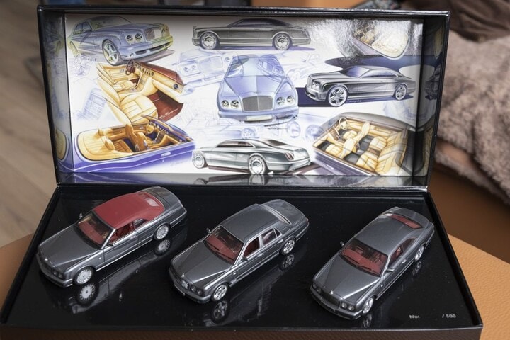 Bentley modellen verzamelaar