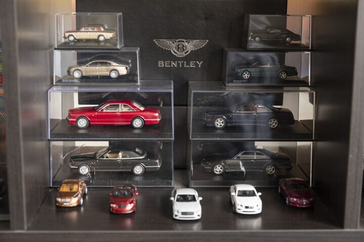 Bentley modellen verzamelaar