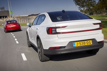 EV elektrische auto multitest Polestar Tesla