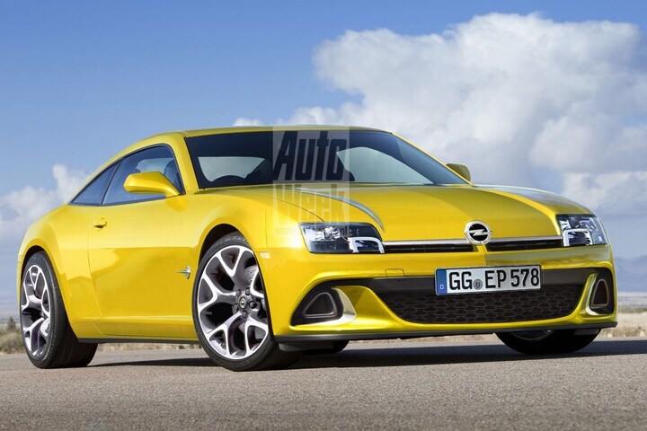 Opel Manta illustratie