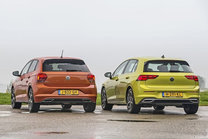 Volkswagen Polo en Volkswagen Golf